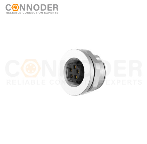 Wholesale M9 5 Pin Circular Connectors Front Mount Female Solder Connectio, Rear Fastened