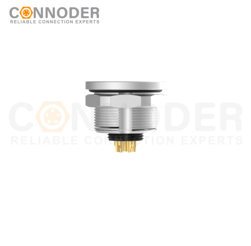 Wholesale M9 5 Pin Circular Connectors Front Mount Female Solder Connectio, Rear Fastened