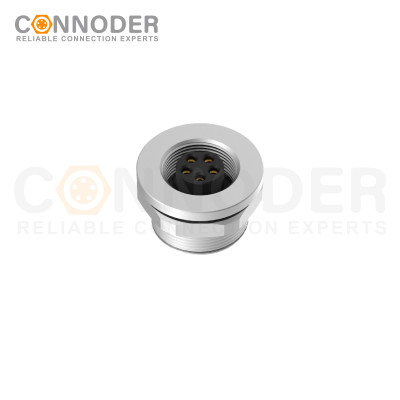 Wholesale M9 5 Pin Circular Connectors Front Mount Female Solder Connectio, Rear Fastened
