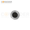 Wholesale M9 8 Pin Circular Connectors Board Rear Mount Female Socket PCB Style, Solder, Front Fastened