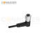 M9 Female Sensor Connecting-Right Angle Overmolded Cable,UL, PUR, black,Solder Connection