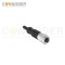 M9 Female Cable Connector-Straight Overmolded Cable,UL, PUR, black,Solder Connection,A code,