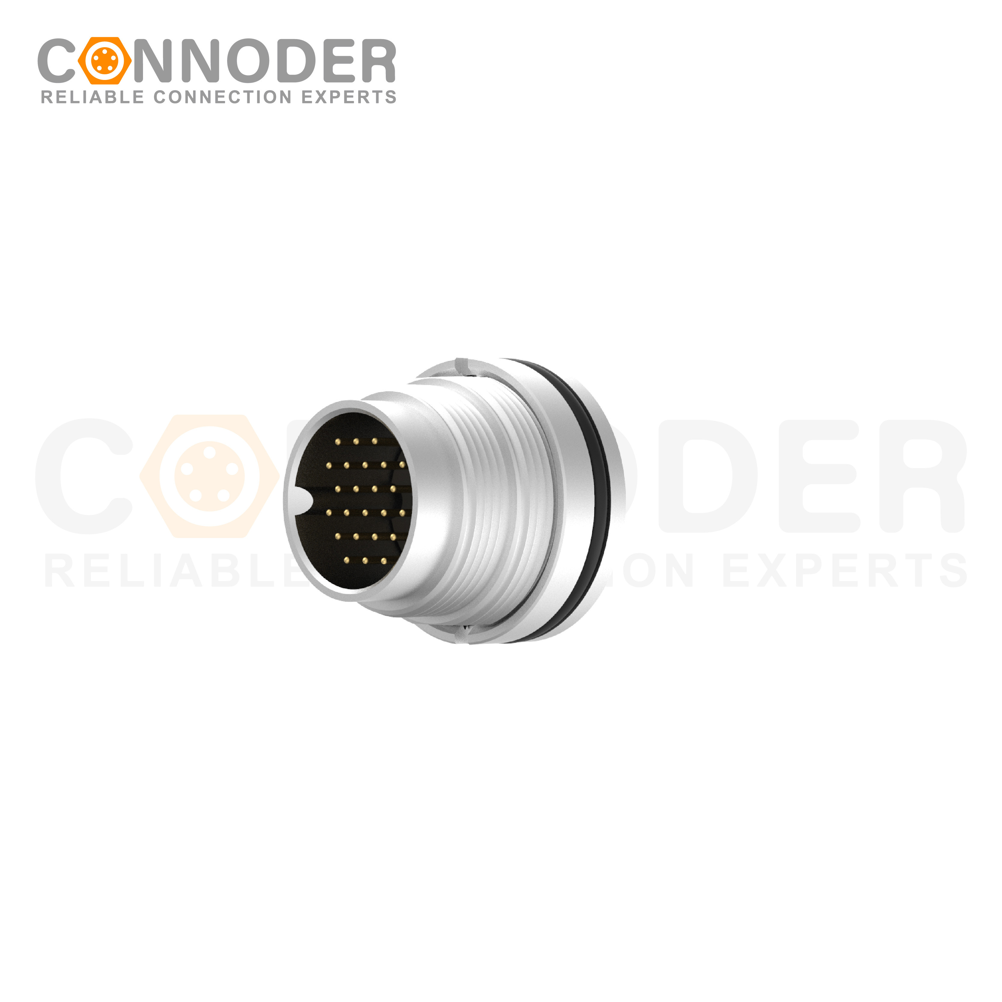 M16 Circular Connector Male 24PIN Front Fastened