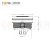 Wholesale M16 Female 2-24Pin Circular Connector | Plug Straight Solder Cable Rear Fastene Panel mount Connector(M18*0.75)