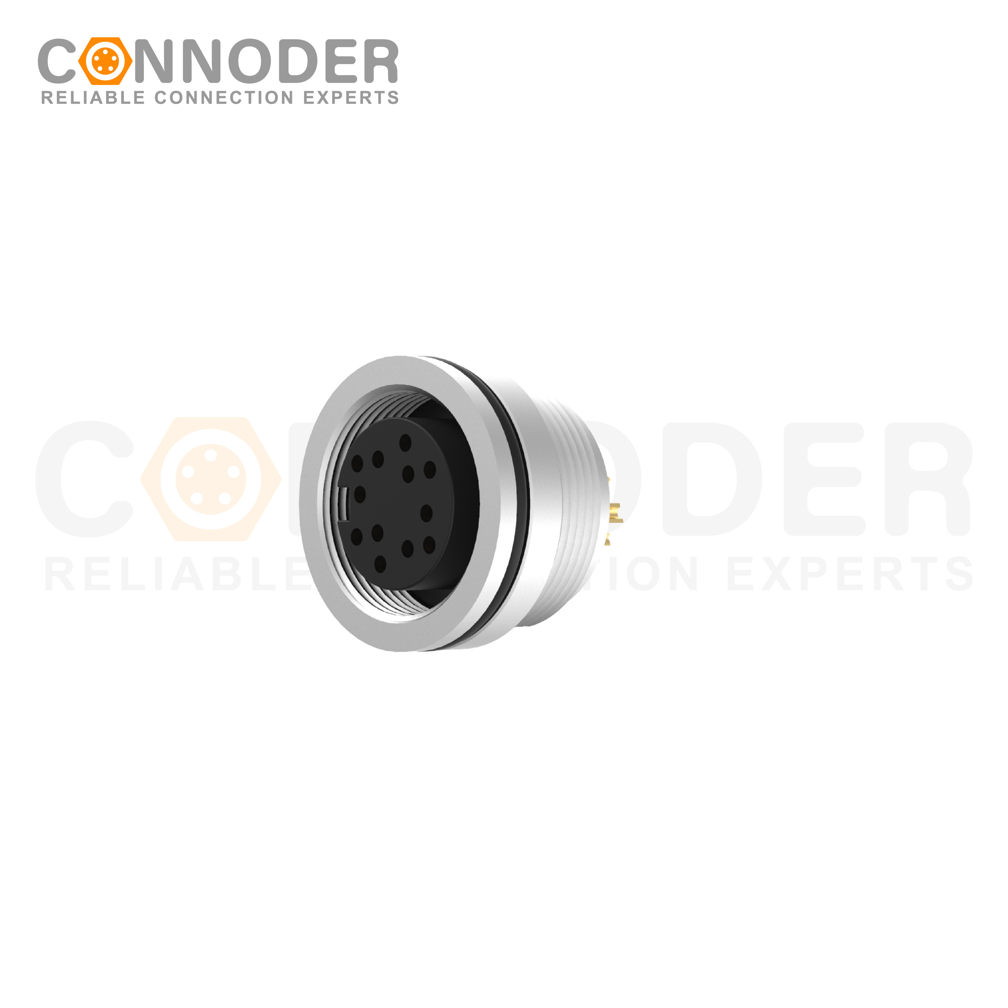 M16 circular connector 12PIN Female Rear Fastened