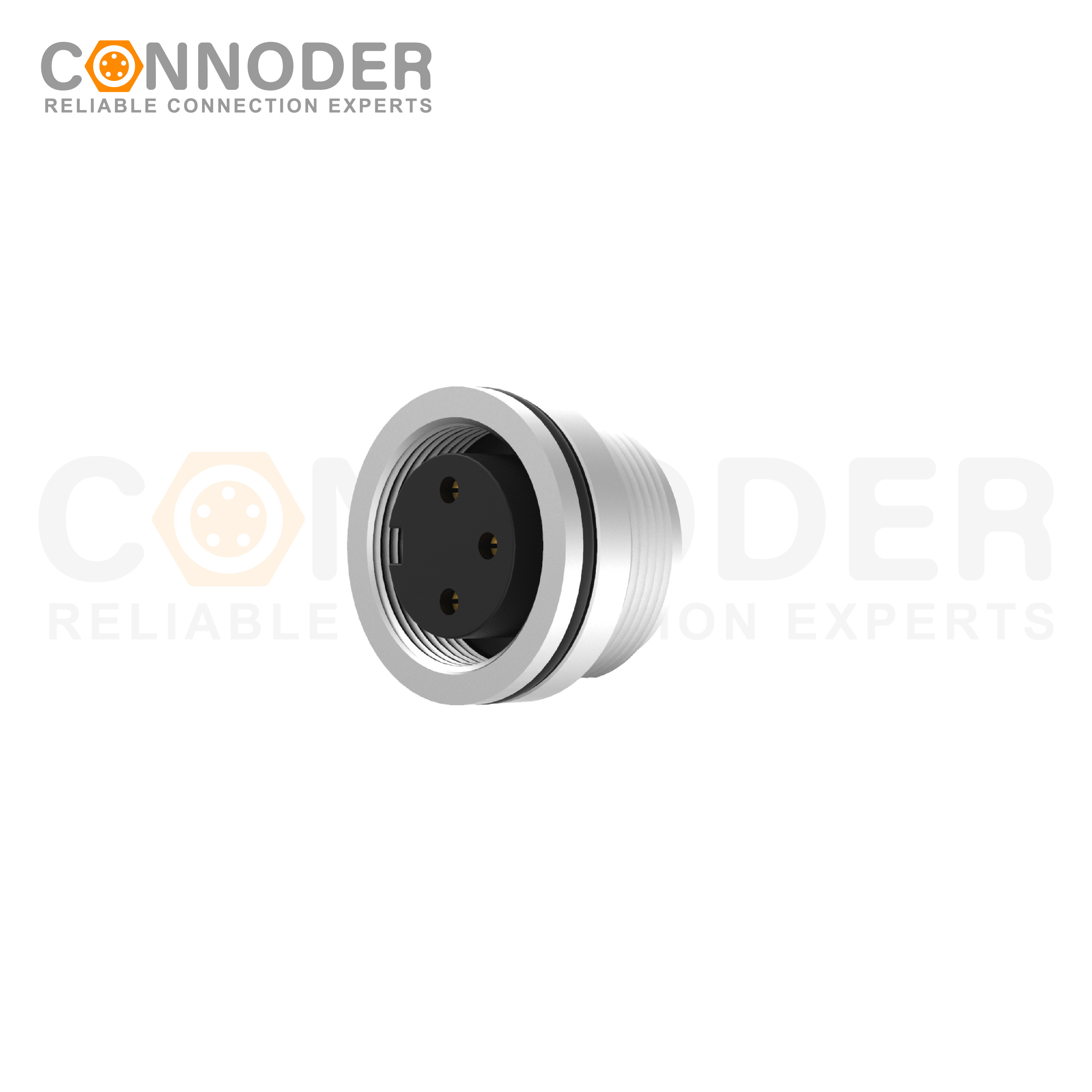 M16 circular connector 3PIN Female Rear Fastened