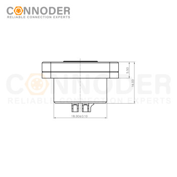 Wholesale M16 Circular Connector Female | Socket Panel Mount Connector with 4-hole Flange,IP67 Waterproof,Solder Type, Unshielded