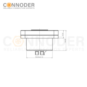 Wholesale M16 Circular Connector Female | Socket Panel Mount Connector with 4-hole Flange,IP67 Waterproof,Solder Type, Unshielded