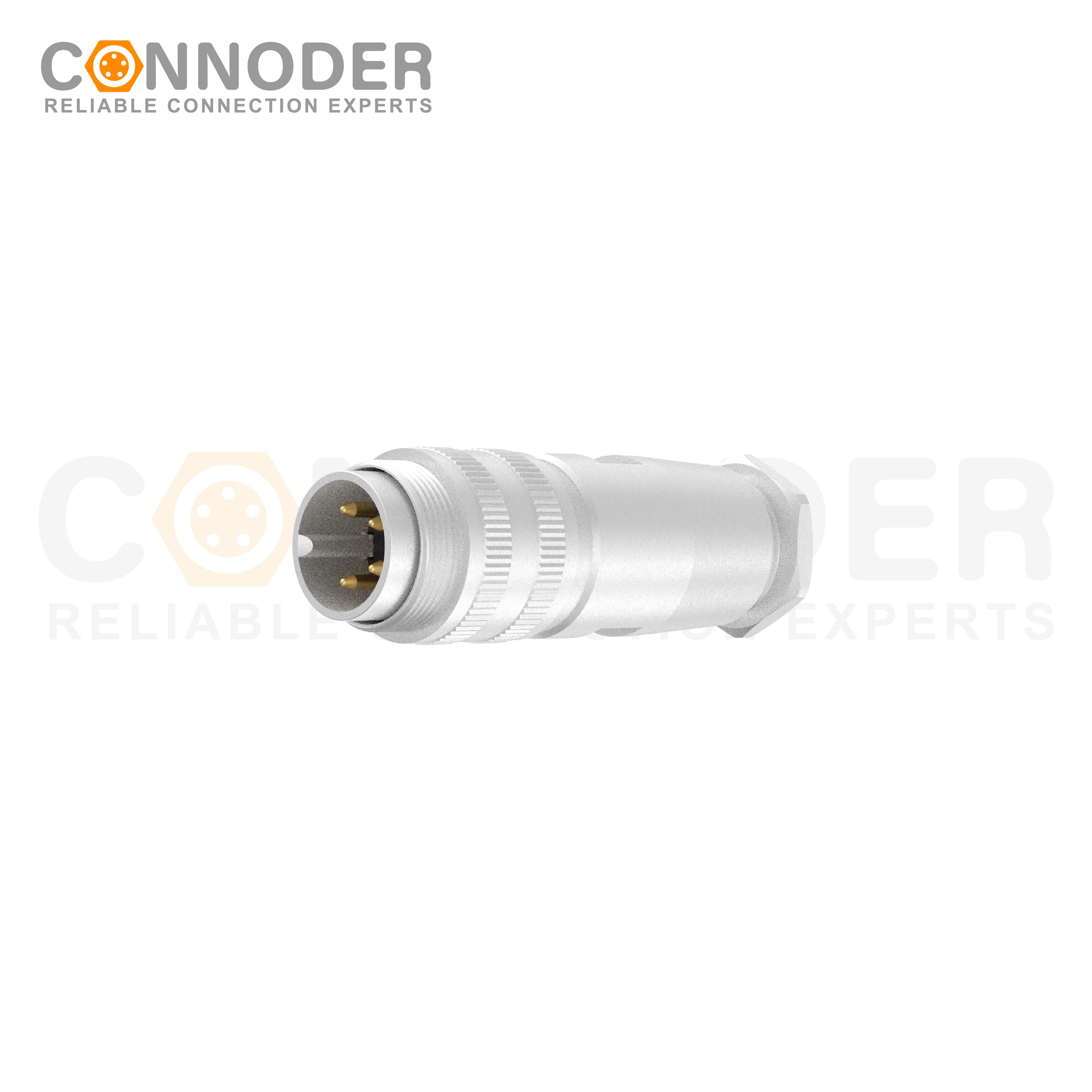 M16 Female Straight Solder Circular Connector 4PIN