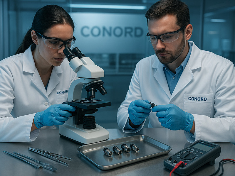 M12 connector detection