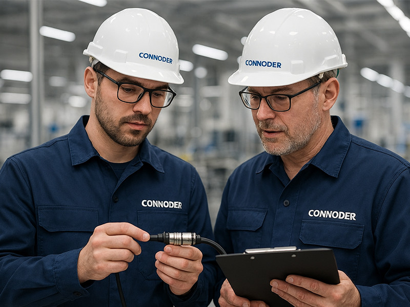 M12 connector component inspection