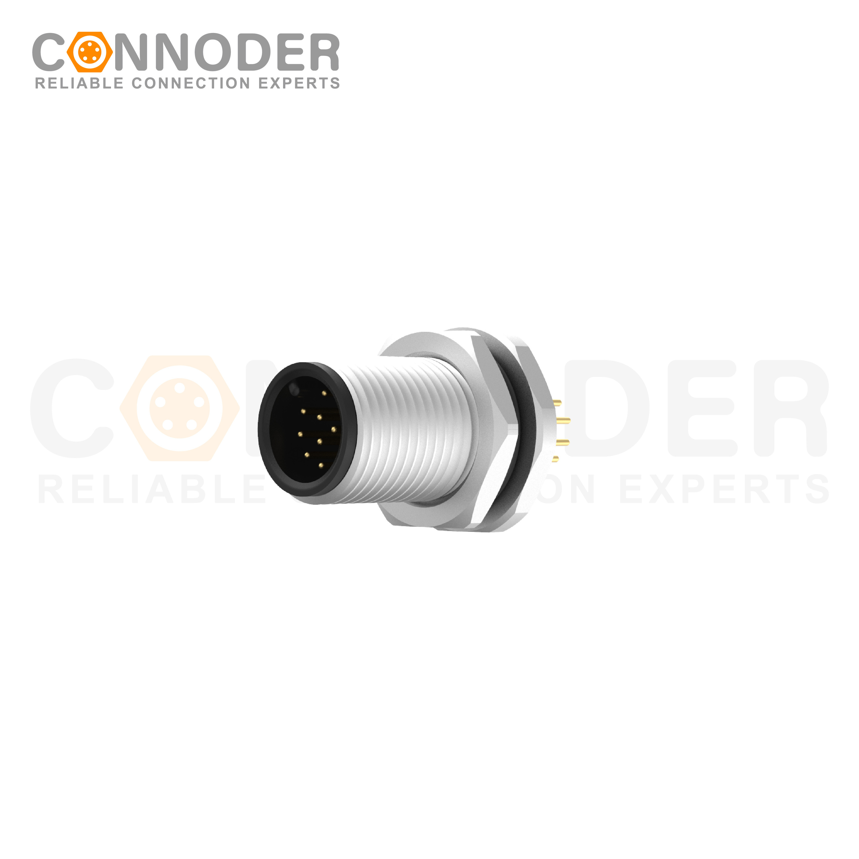 M12 Male 12 Pin Circular Connector