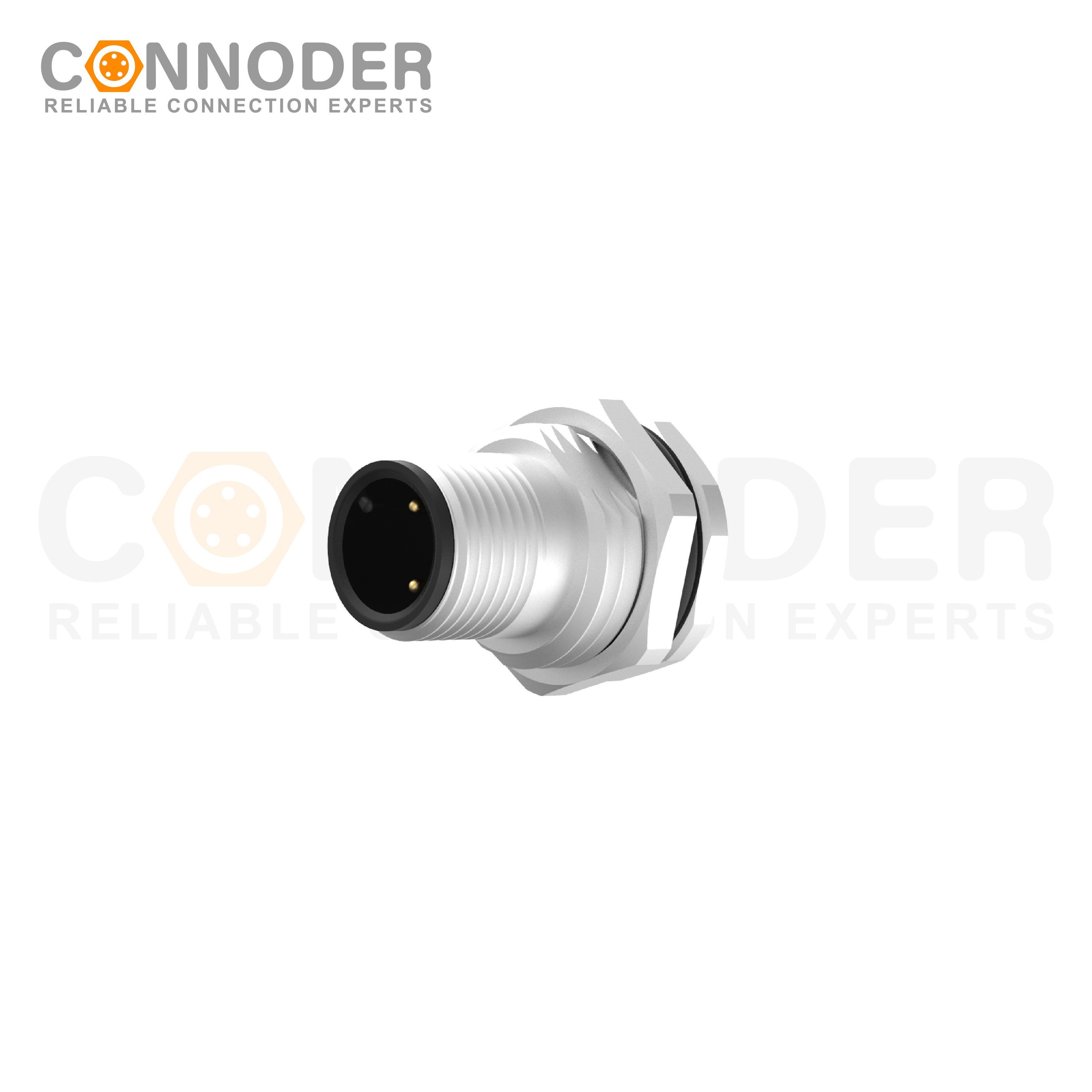 M12 Male 3 Pin Circular Connector
