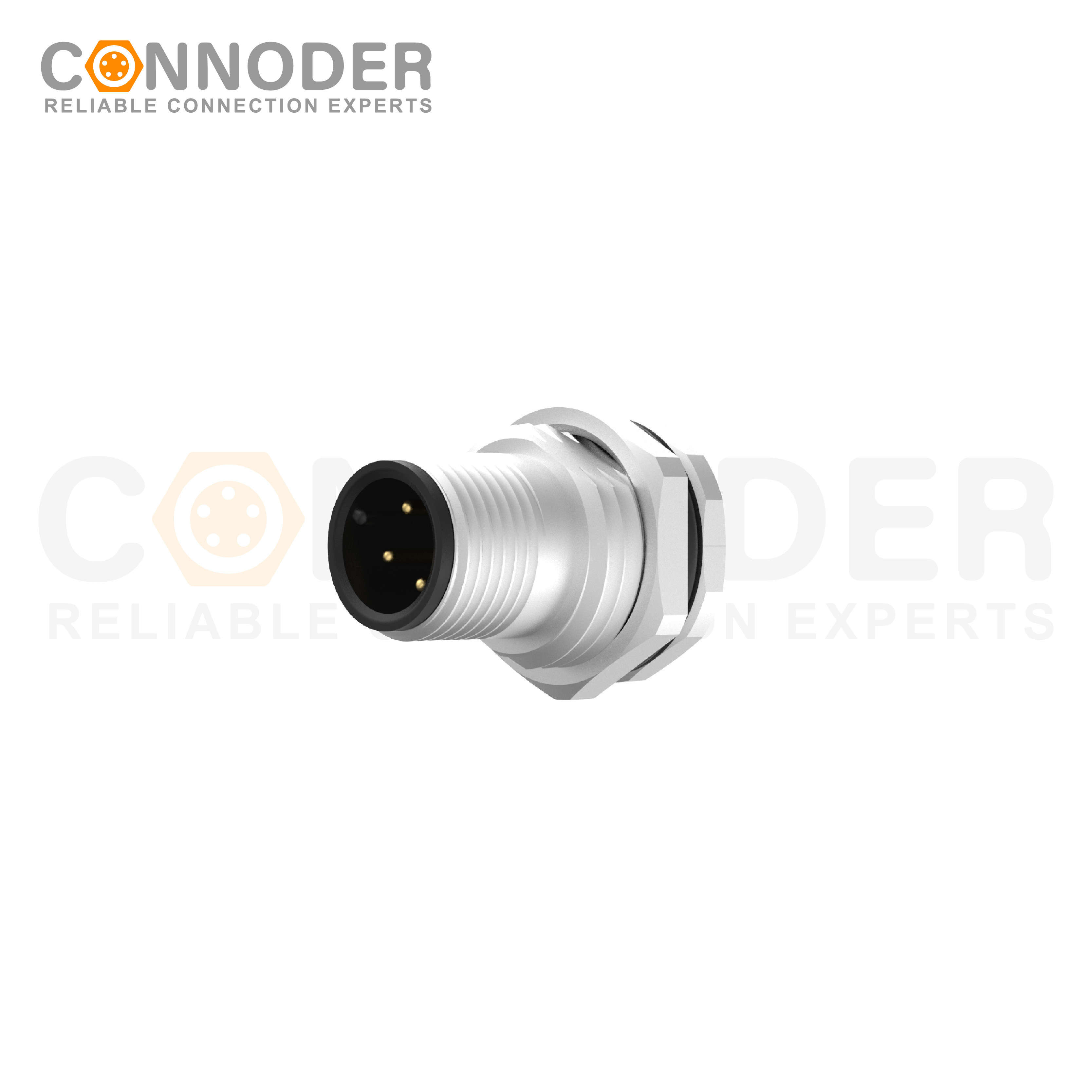 M12 Male 4 Pin Circular Connector