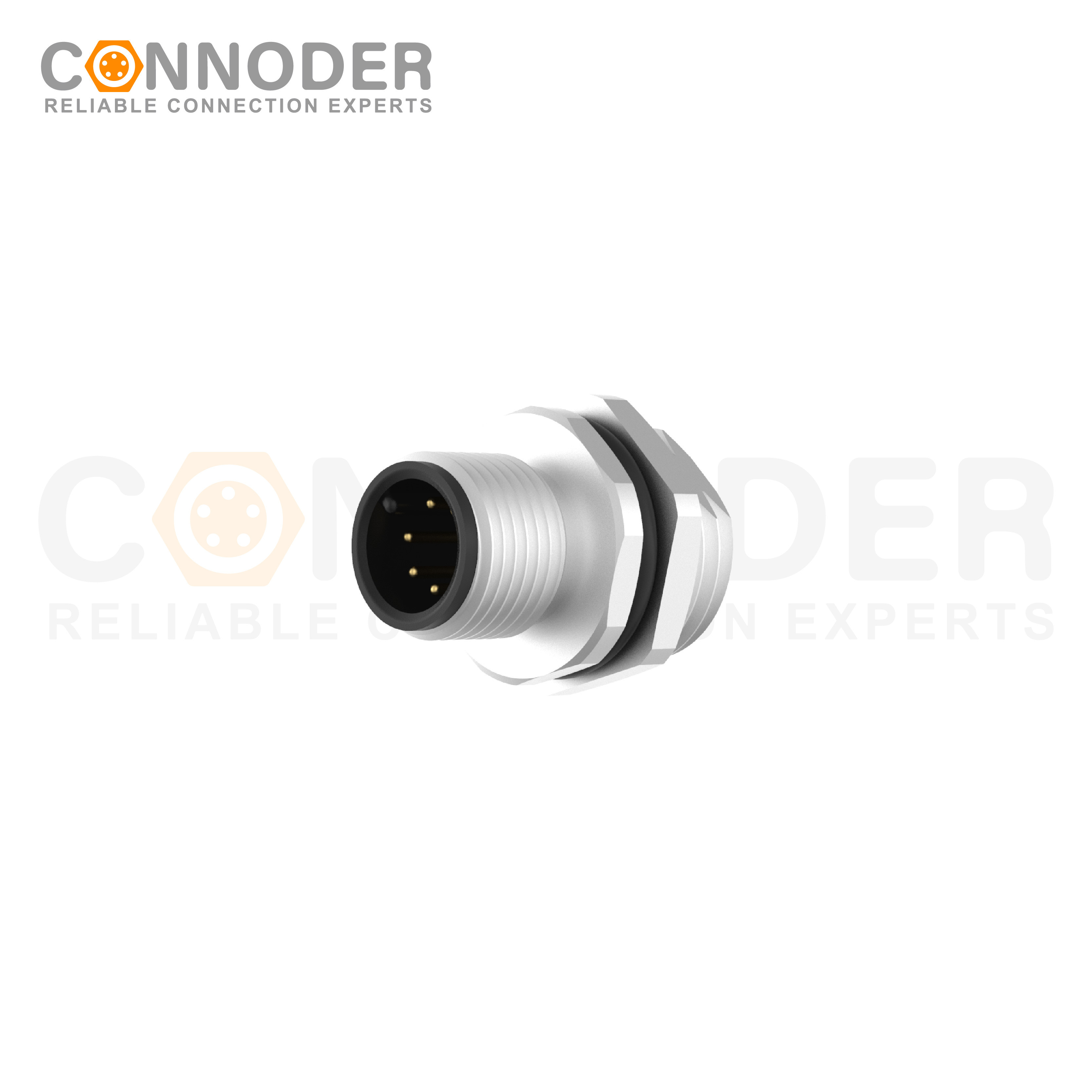 M12 A 6 Pin Circular Connector
