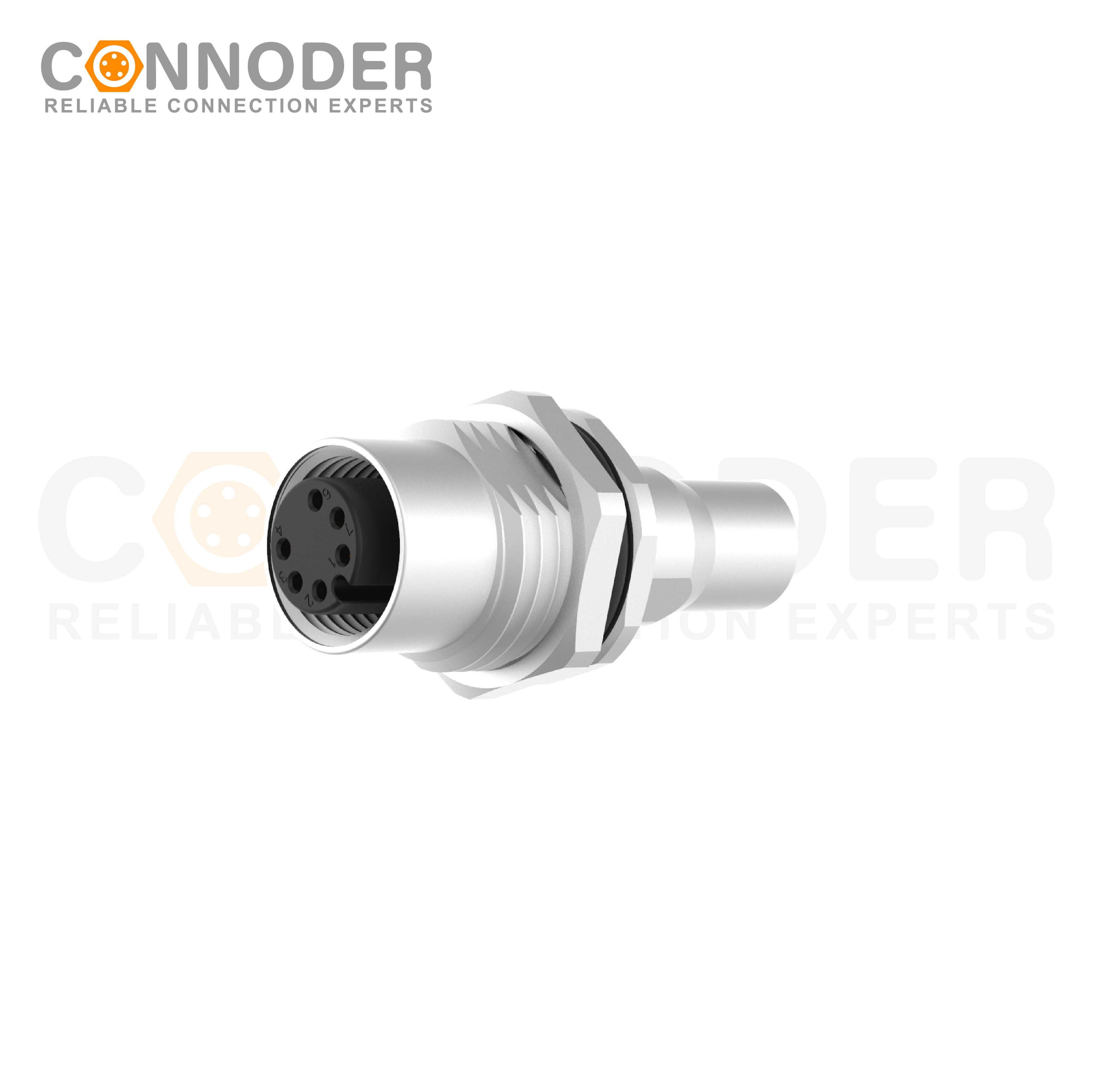 M12 A 6 Pin Circular Connector