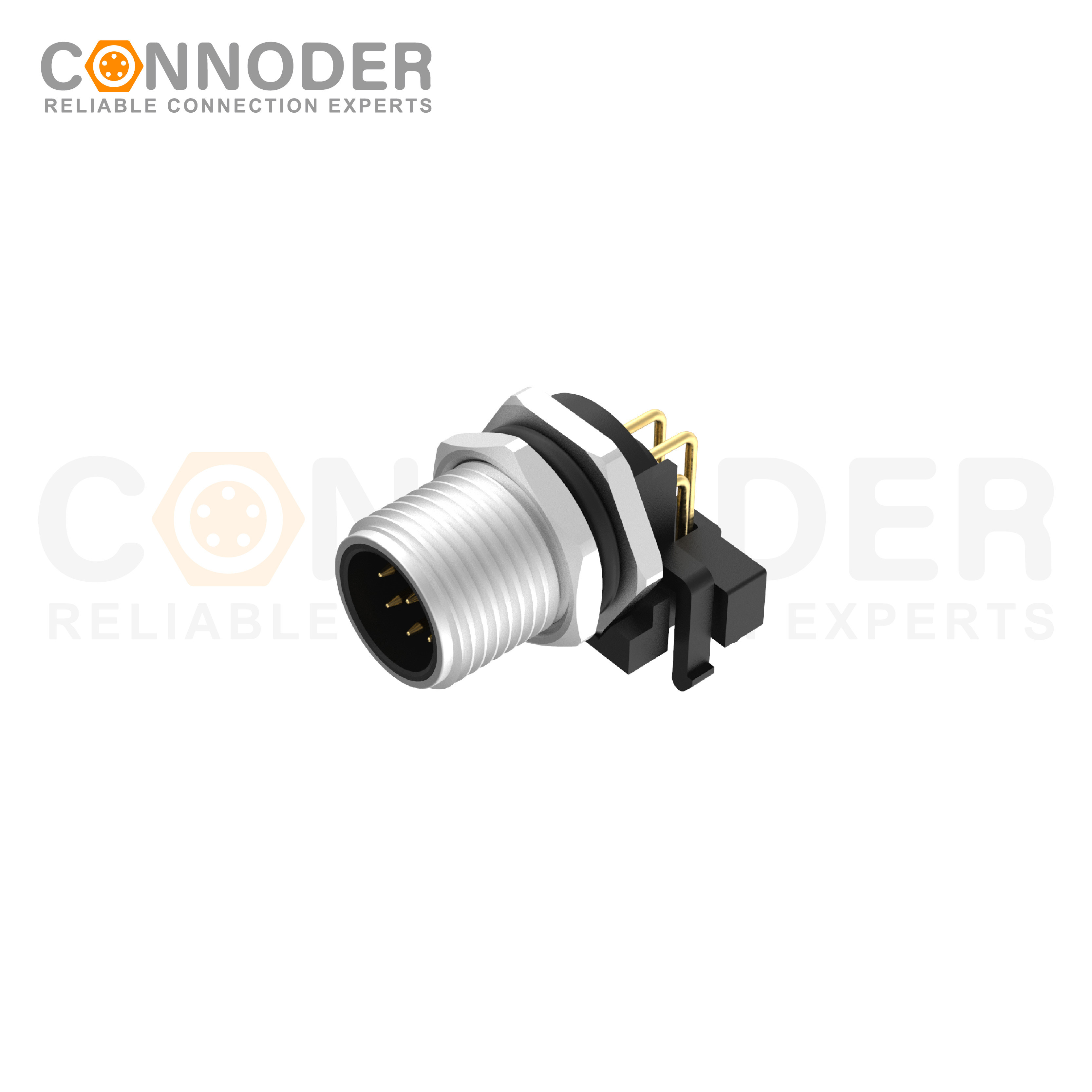 M12 A 8 Pin Circular Connector