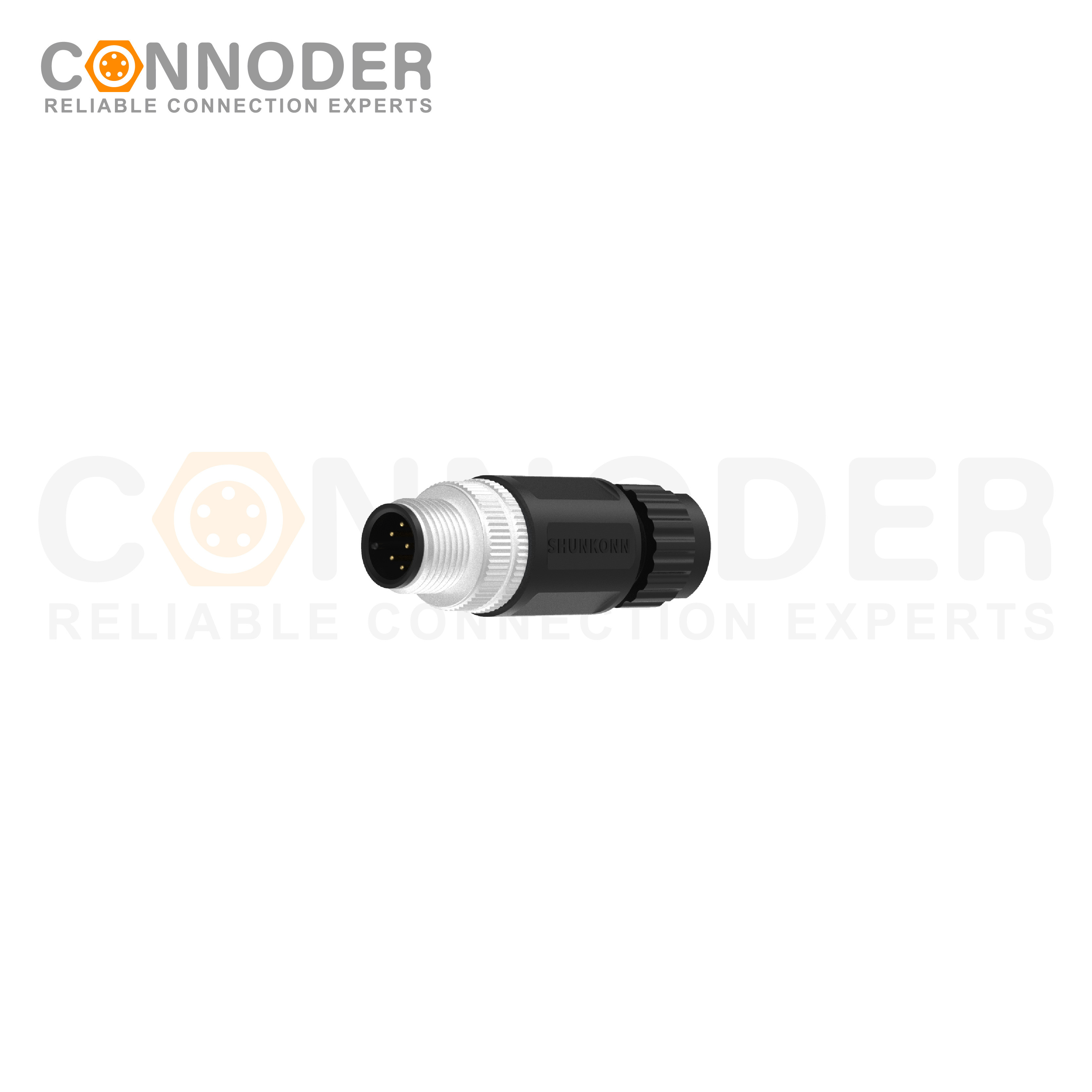 M12 A Male 8 Pin Circular Connector