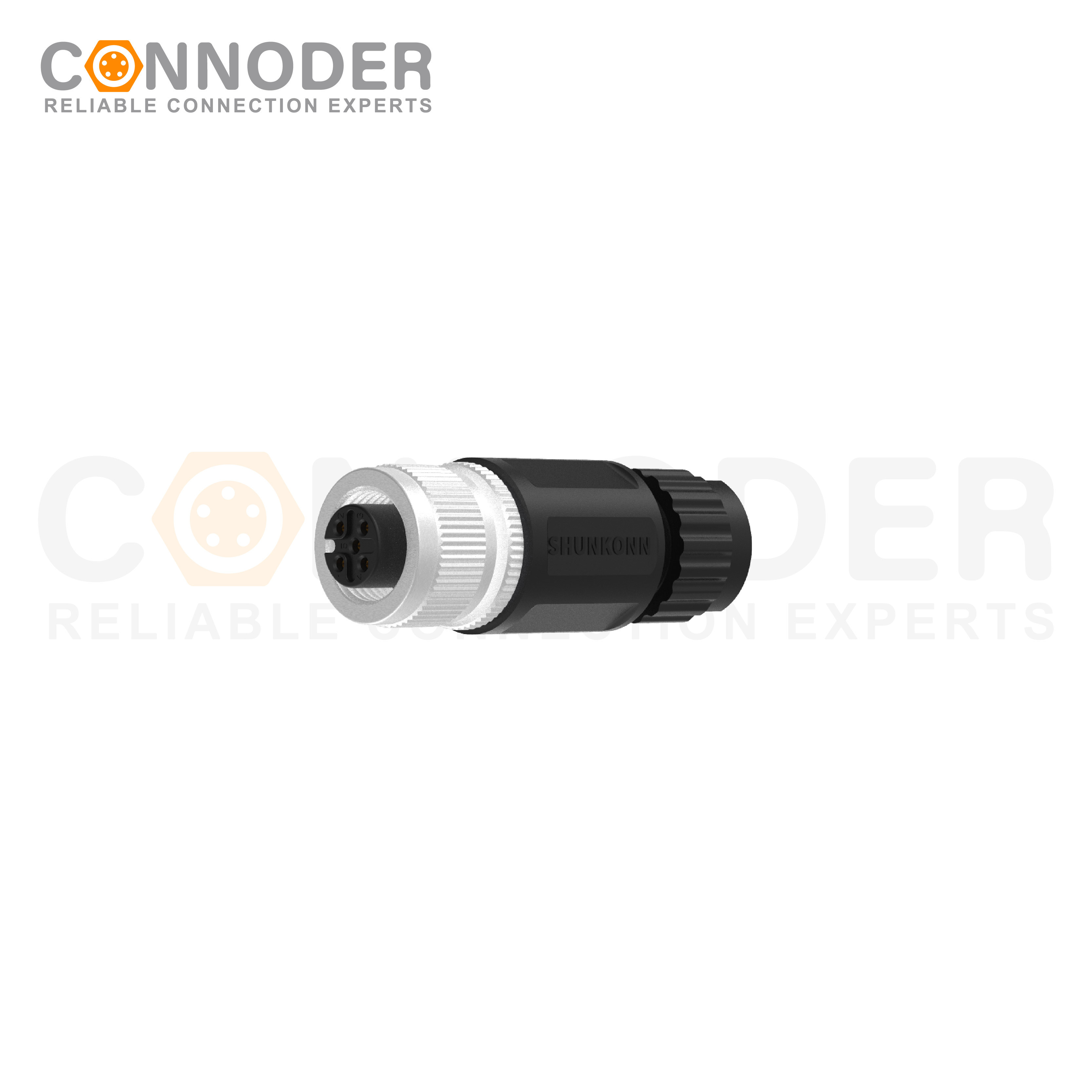 M12 A Female 5 Pin Circular Connector