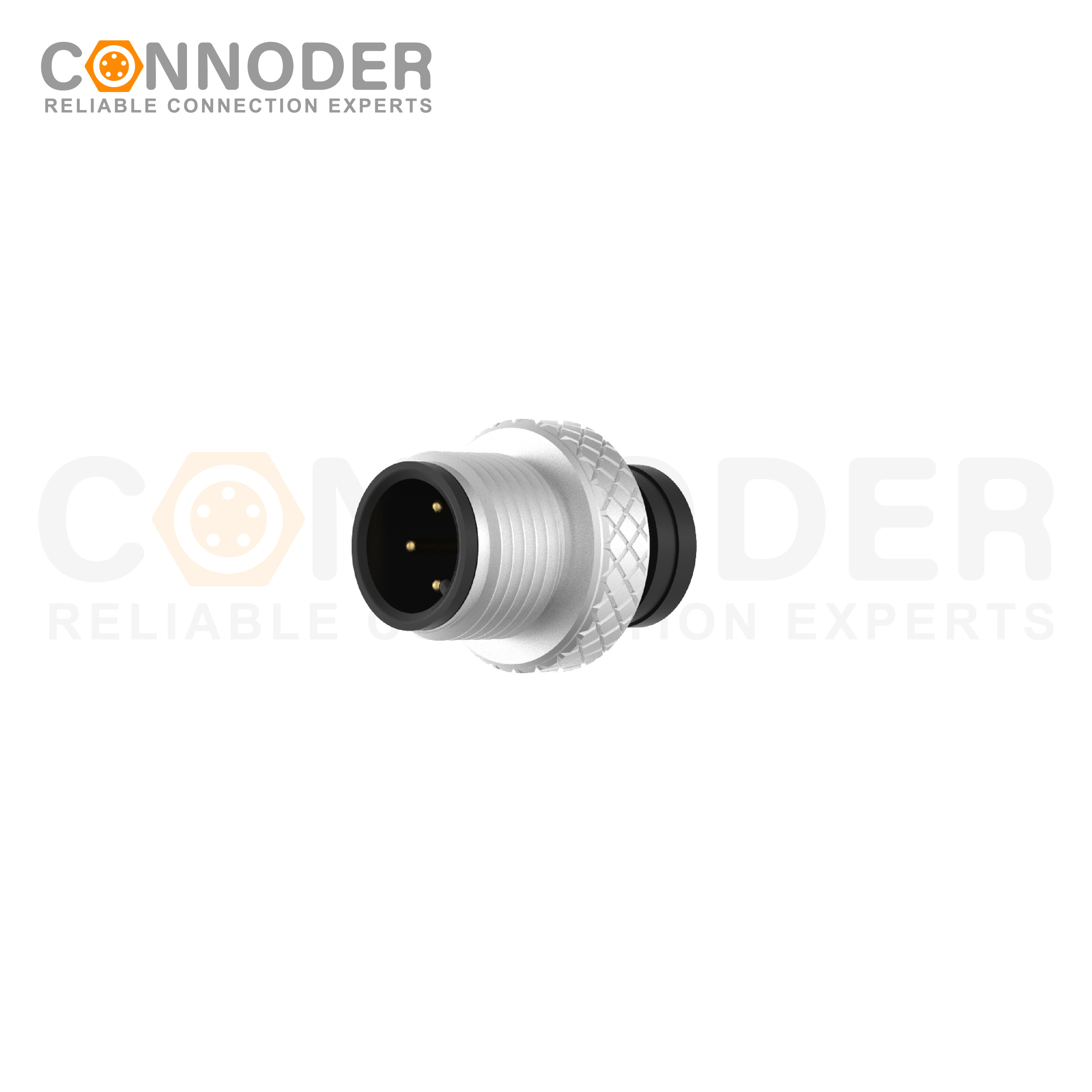 M12 A Male 3 Pin Circular Connector