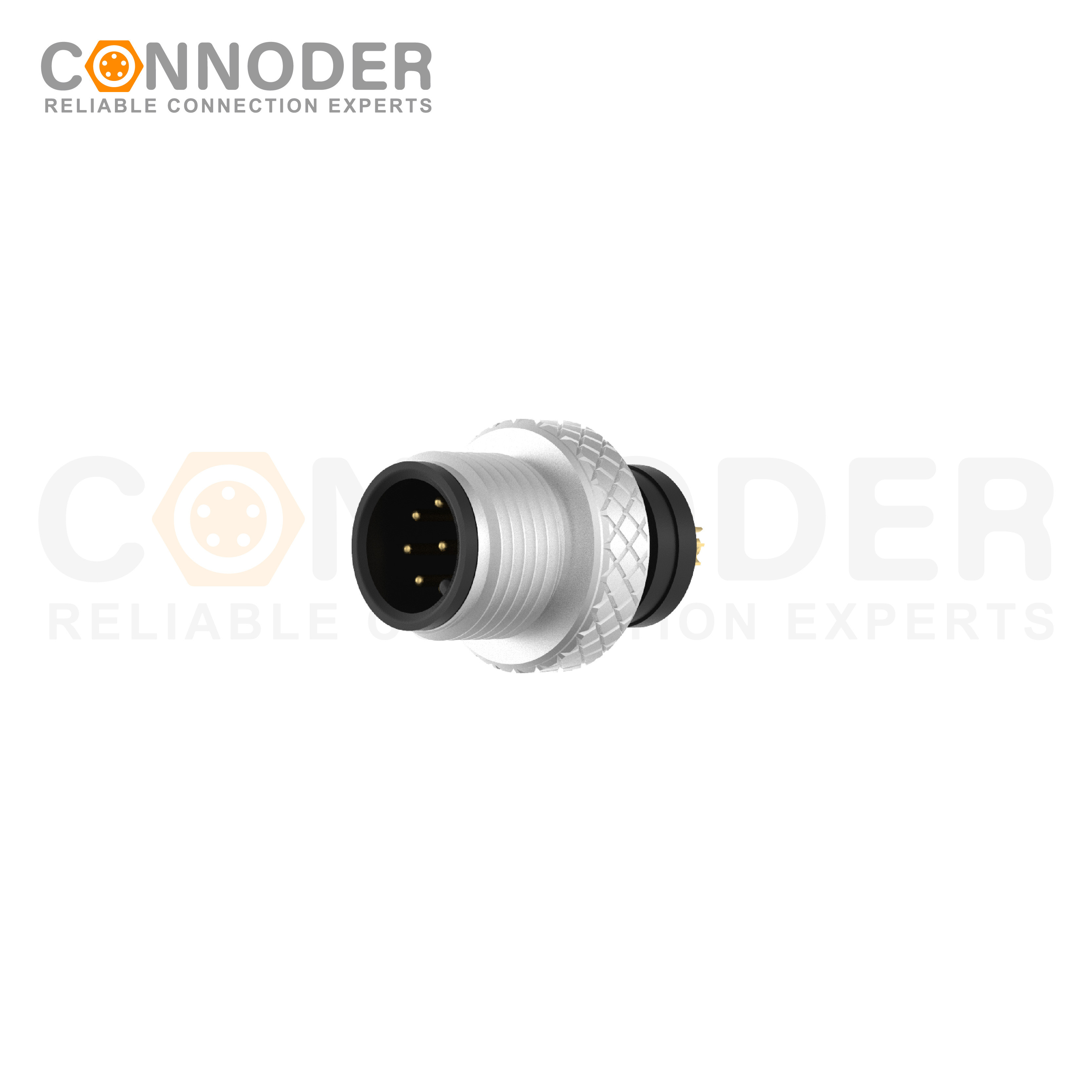 M12 A Male 8 Pin Circular Connector