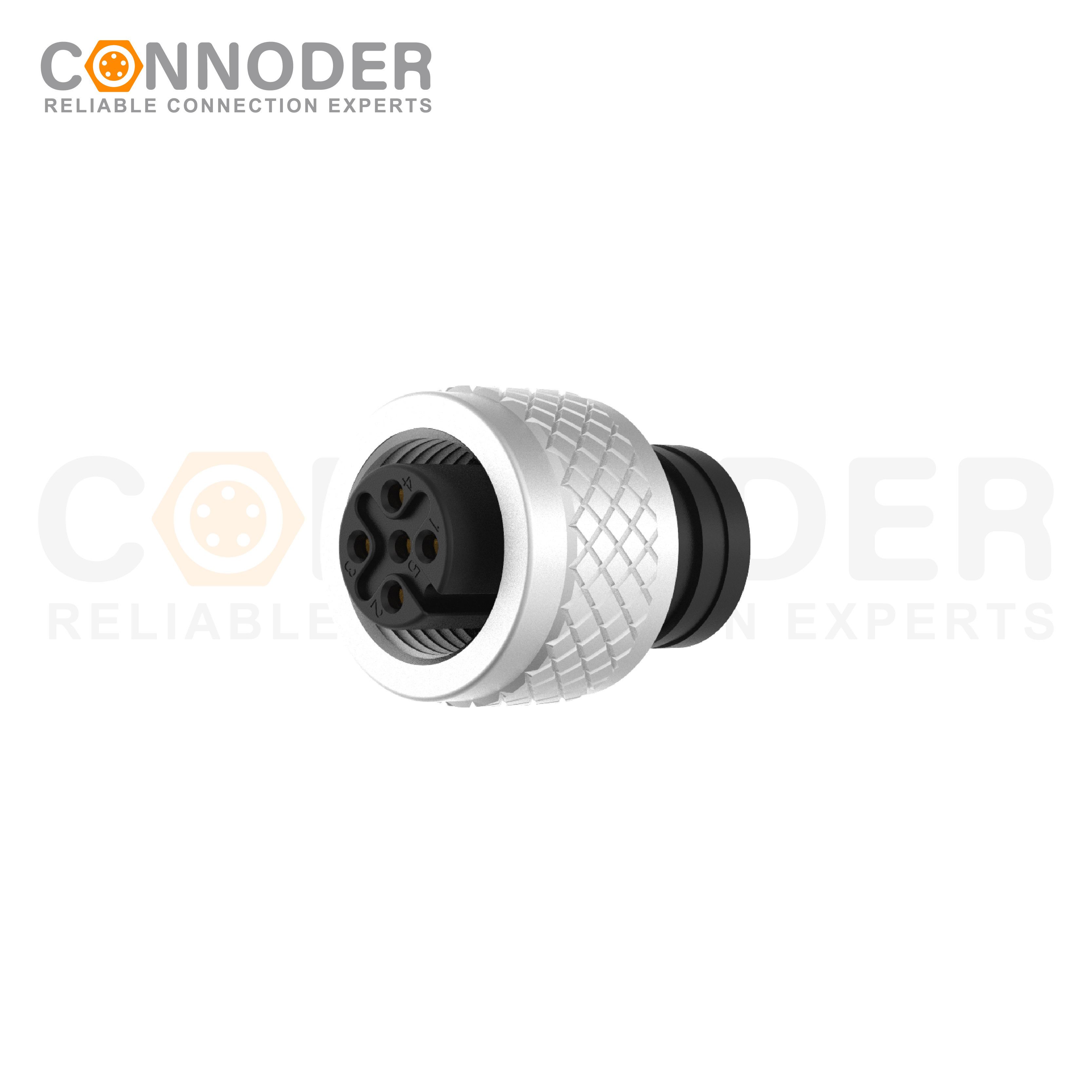 M12 A Female 5 Pin Circular Connector