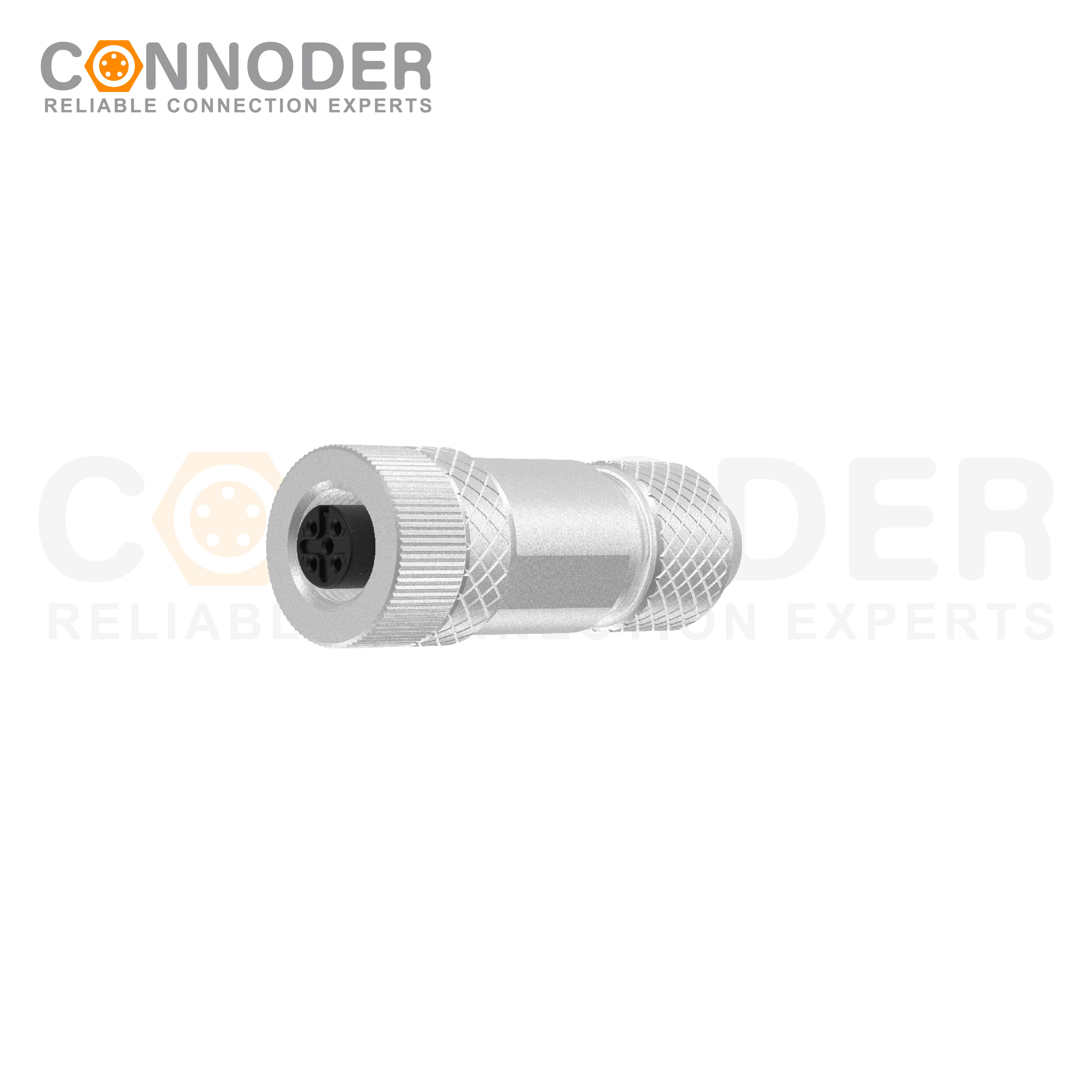 M12 A Female 5 Pin Circular Connector