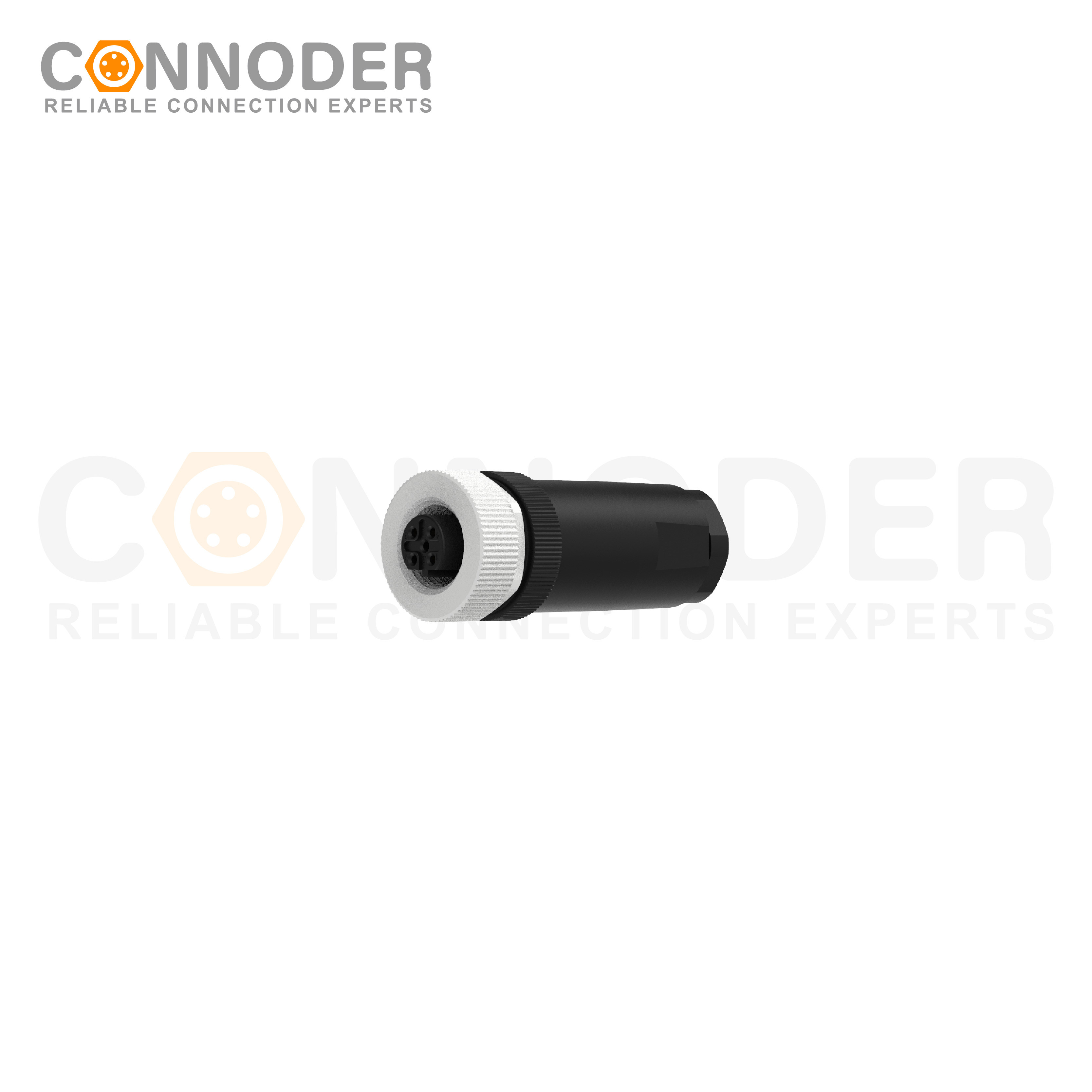 M12 B Female 4 Pin Circular Connector