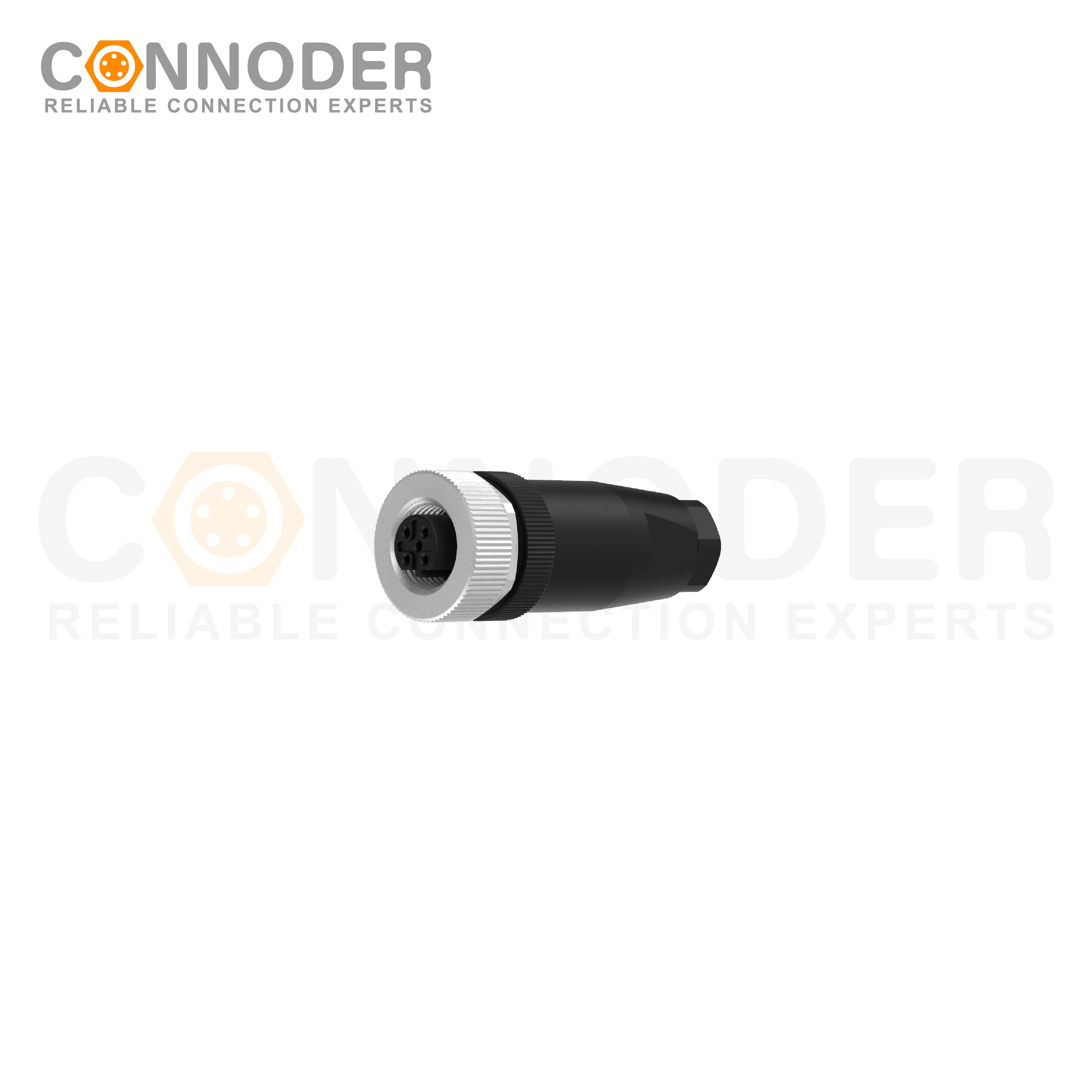 M12 B Female 3 Pin Circular Connector