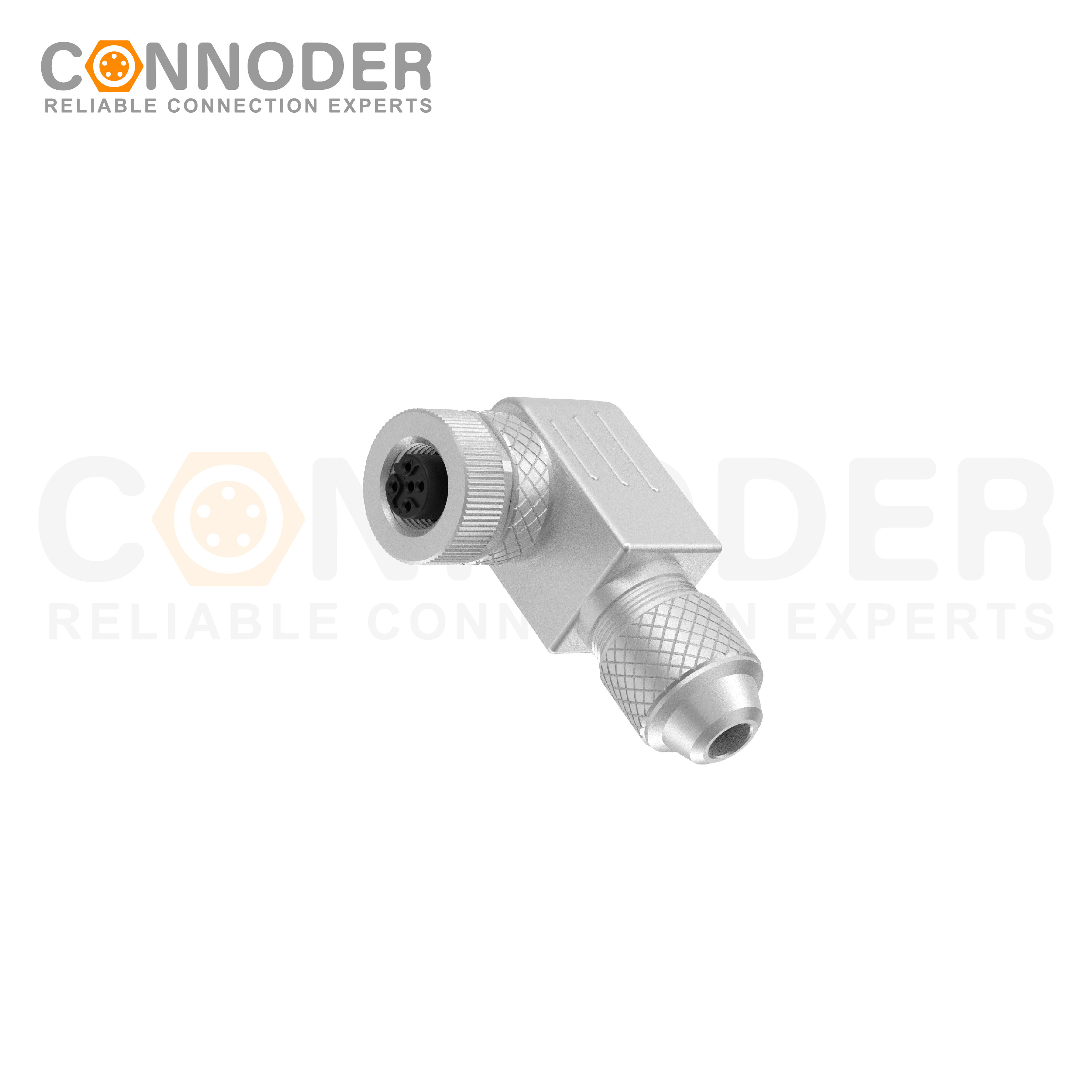 M12 B Female 4 Pin Circular Connector