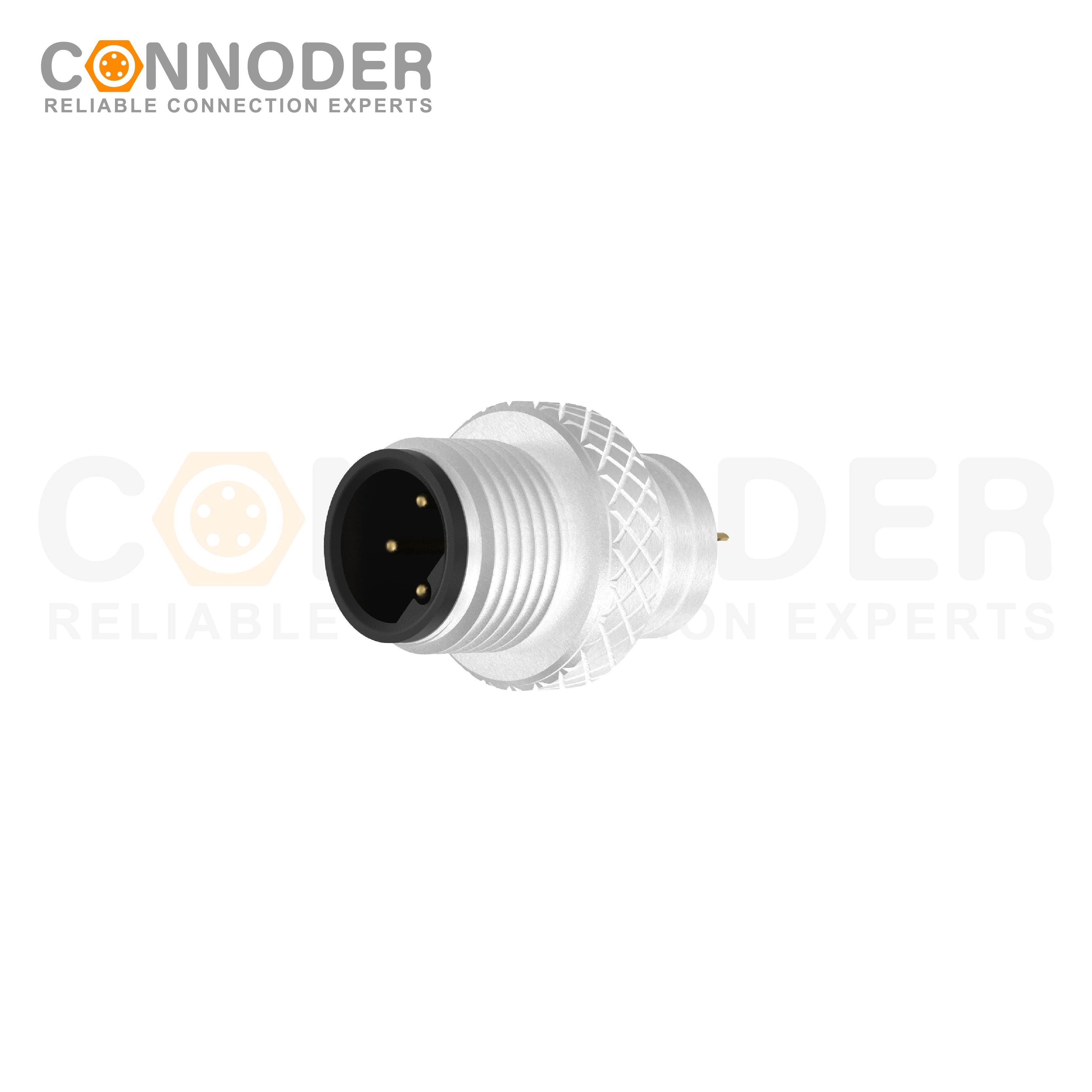 M12 B Male 4 Pin Circular Connector