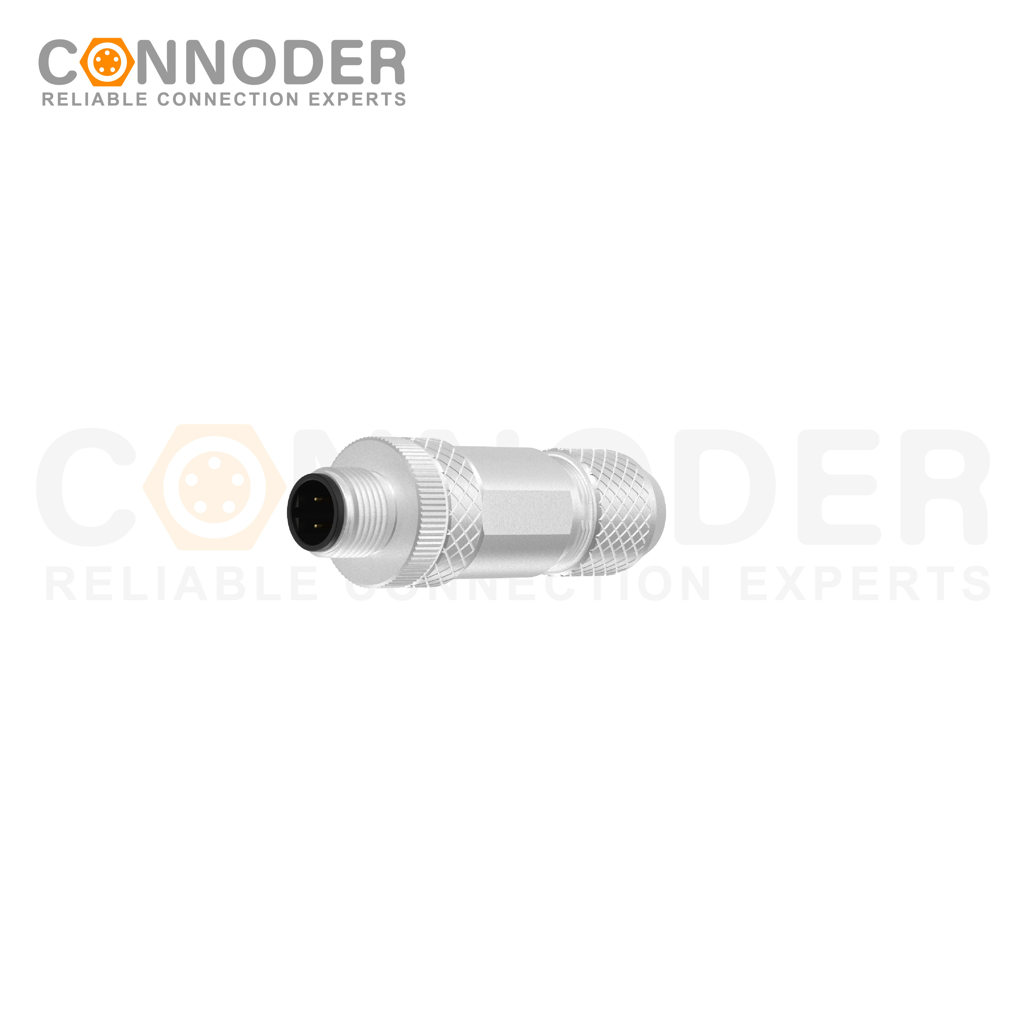 M12 B Male 4 Pin Circular Connector