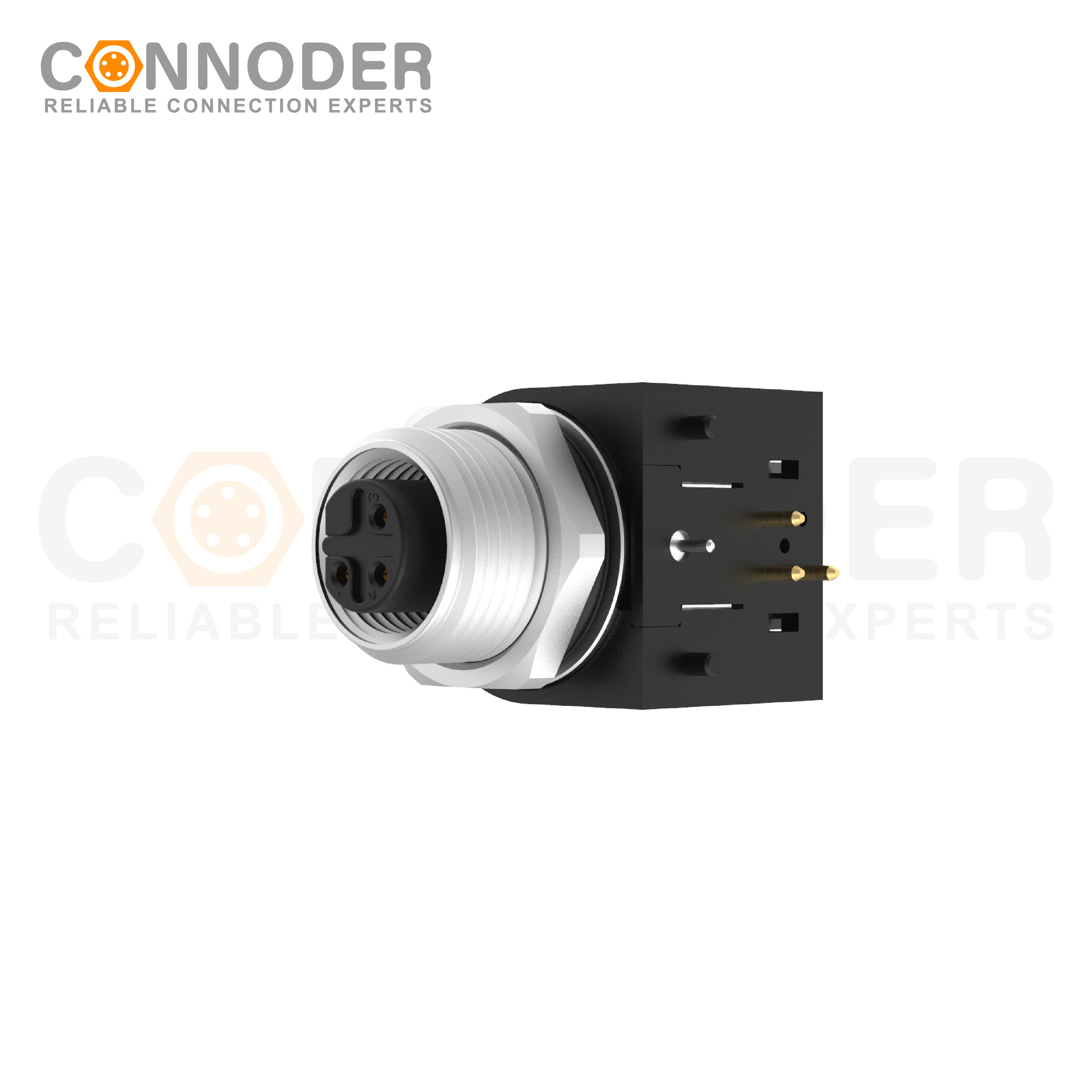 M12 B Female 3 Pin Circular Connector