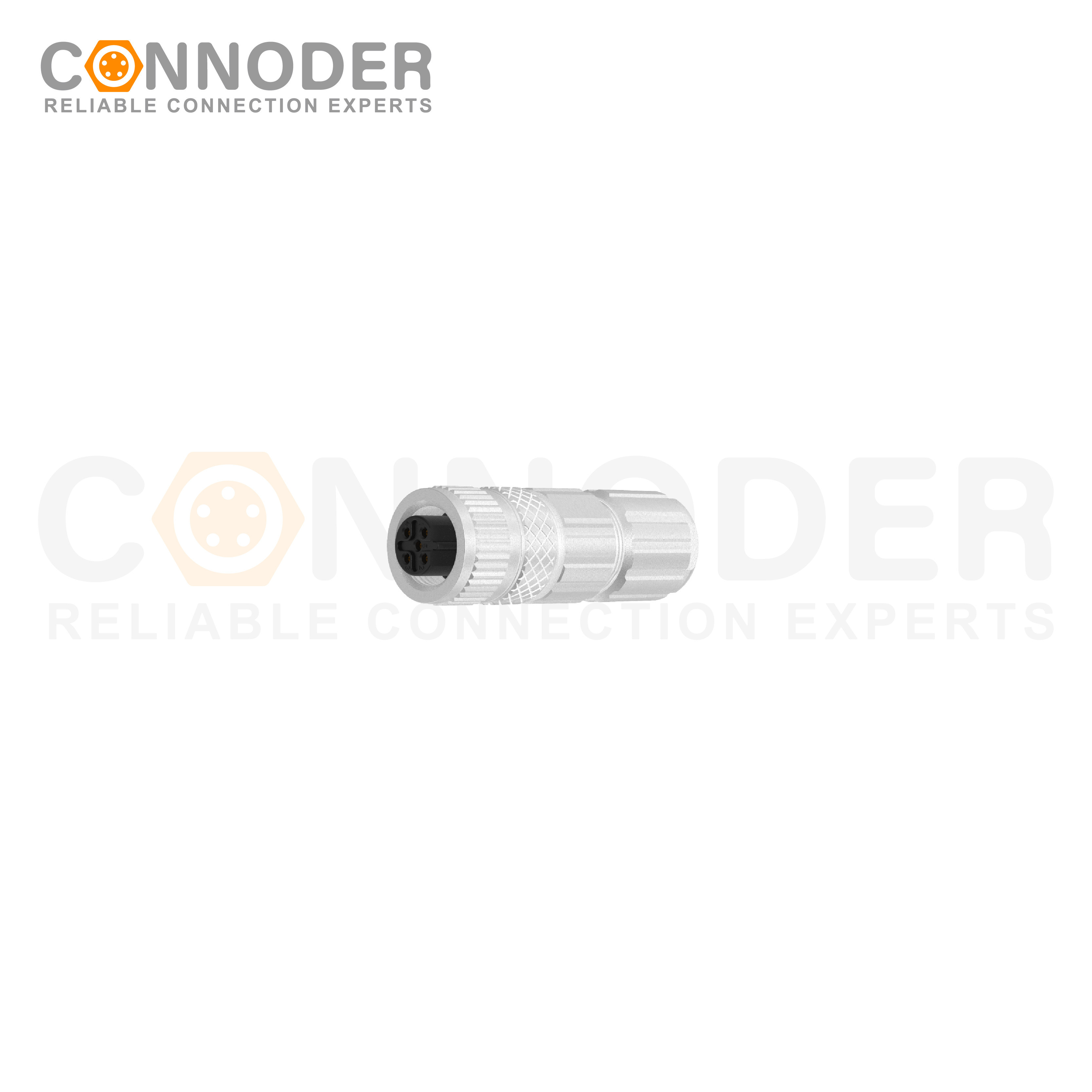 M12 B Female 5 Pin Circular Connector