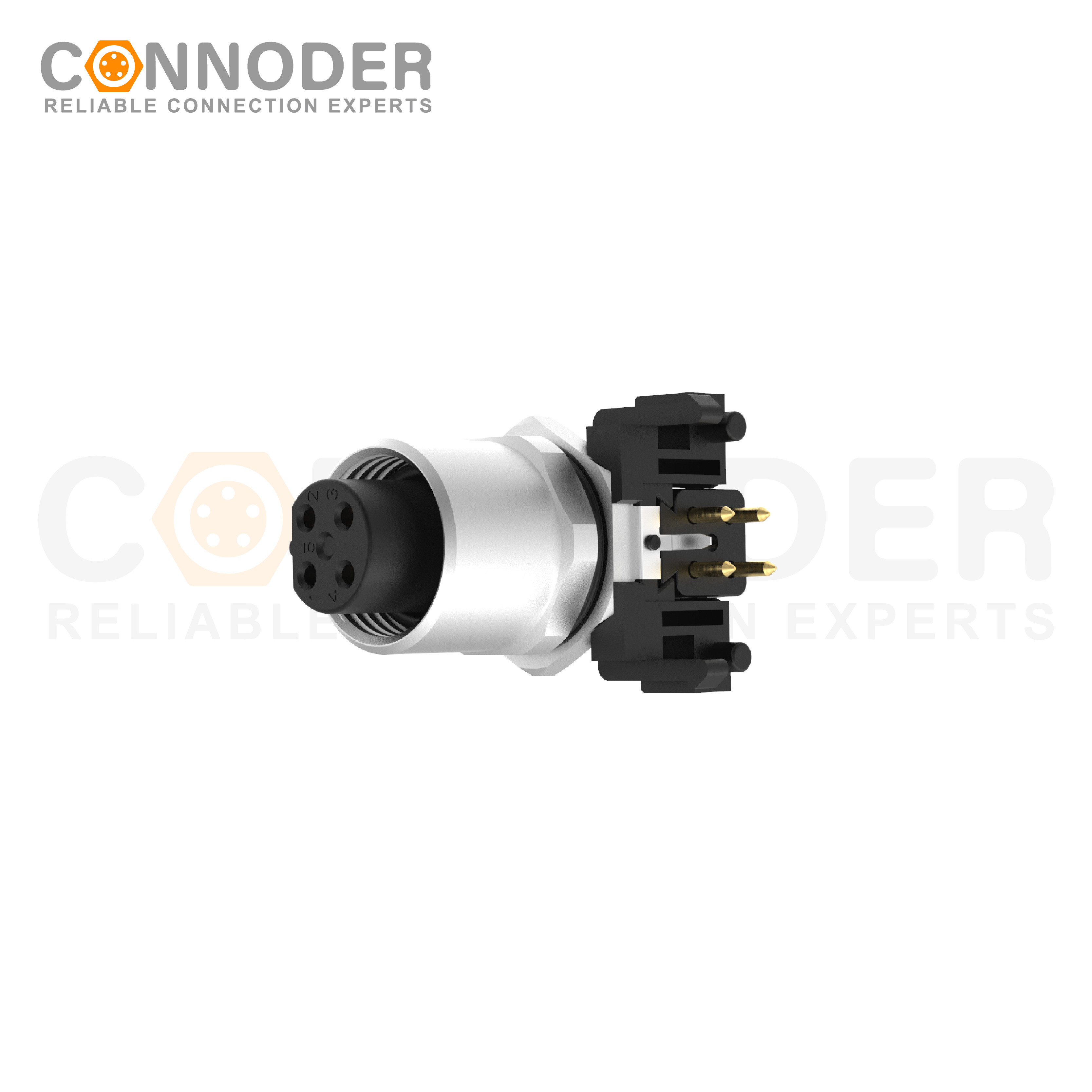 M12 B Female 4 Pin Circular Connector