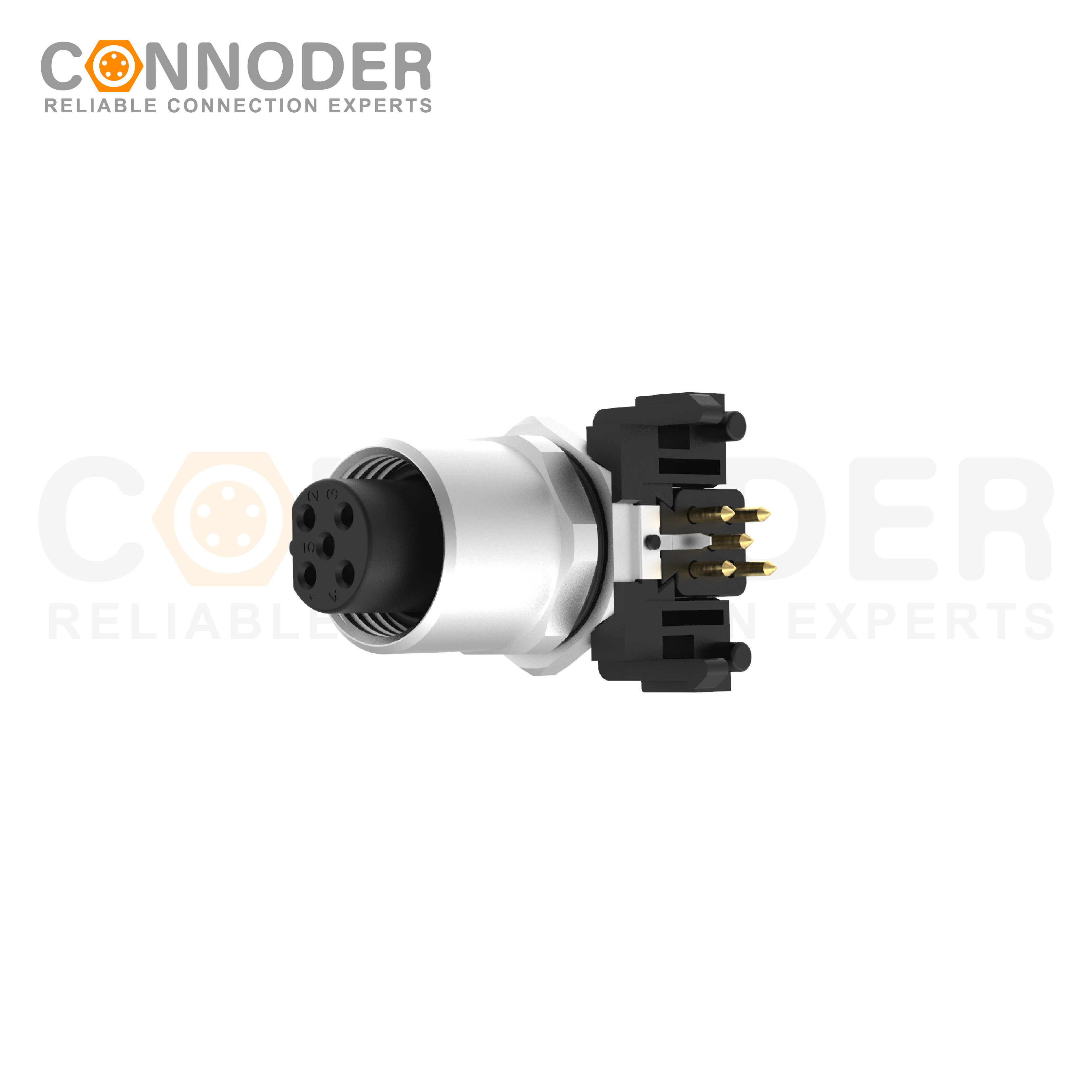 M12 B Female 5 Pin Circular Connector