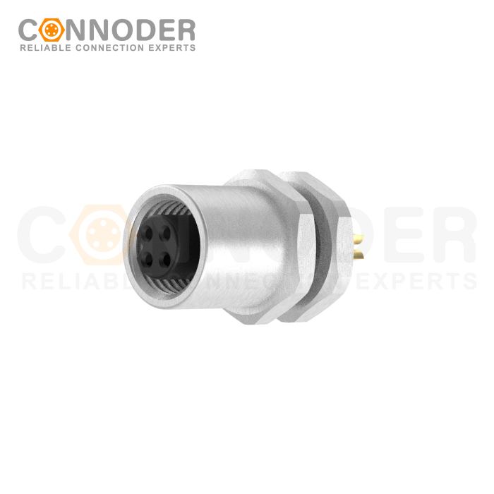 Wholesale M5 Female Circular Connector | Panel Mount,Solder Connection, Rear Fastened