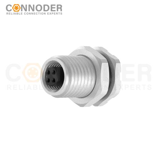 Wholesale M5 Female Circular Connector | Panel Mount,Solder Connectio, Front Fastened