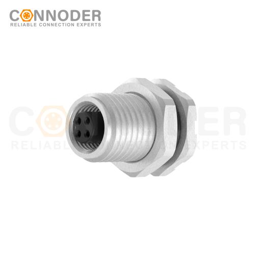 Wholesale M5 Female Circular Connector | Panel Mount,Solder Connectio, Front Fastened