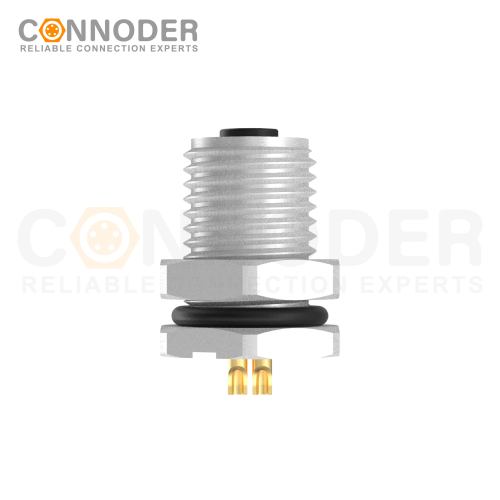 Wholesale M5 Female Circular Connector | Panel Mount,Solder Connectio, Front Fastened