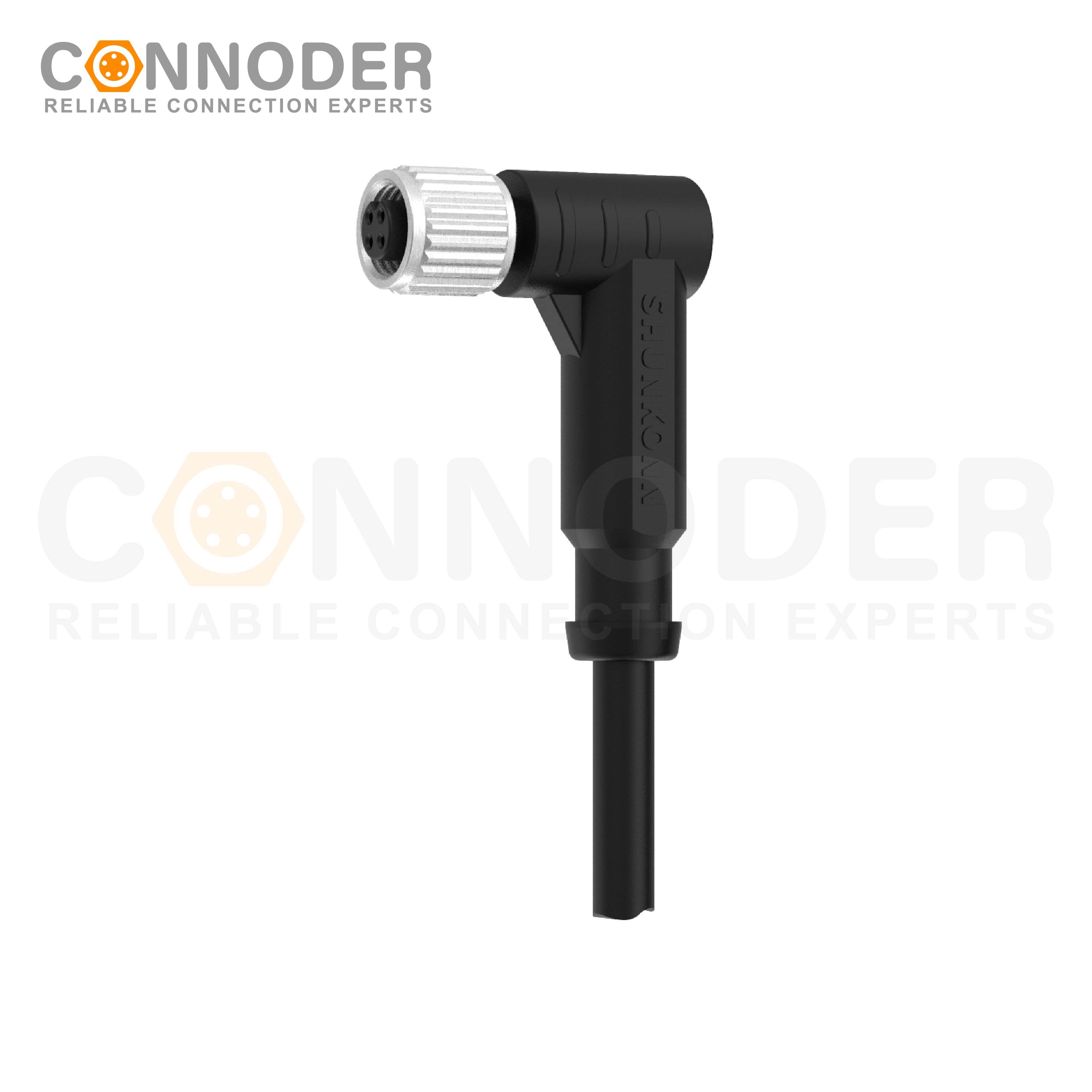 M5 Female 3 Pin Circular Connector