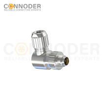 M9 Circular Connector Male End, Bent Pin Type, All - metal Shell, 2 - 8P, Wire - soldering Type