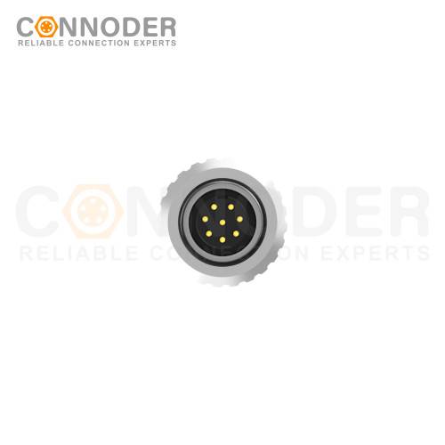 M9 connecting cable, female end (wire - end style), 2 - 8P, wire - soldering type