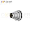 M9 circular connector male end, panel - type, rear - panel mounting, 2 - 8P wire - soldering type, M12x0.5