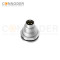 M9 circular connector male end, panel - type, rear - panel mounting, 2 - 8P wire - soldering type, M12x0.5