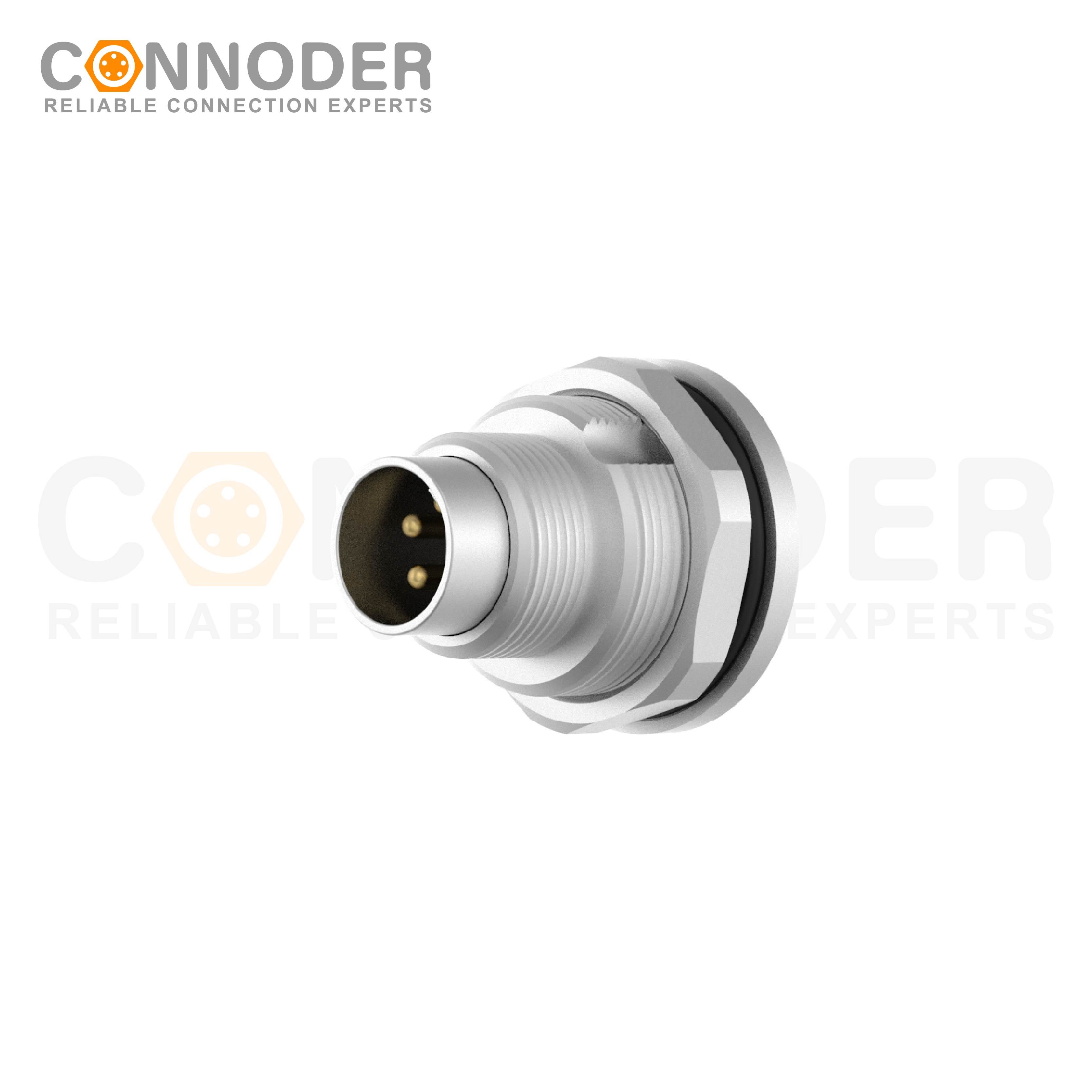M16 Circular Connector 03PIN Male Front Fastened