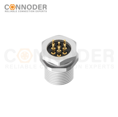 7/8 circular connector male panel - type, rear - panel installation, 3 - 6 cores, plug - in board style, 7/8 - 16UNF