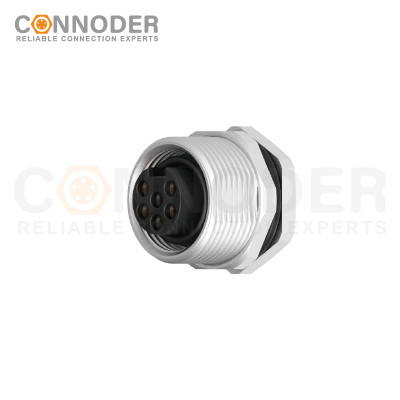 7/8" Female circular connector Front Fastened,with PCB welded screw 7/8-16UHF