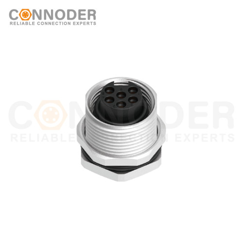 7/8" Female circular connector Front Fastened,with PCB welded screw 7/8-16UHF