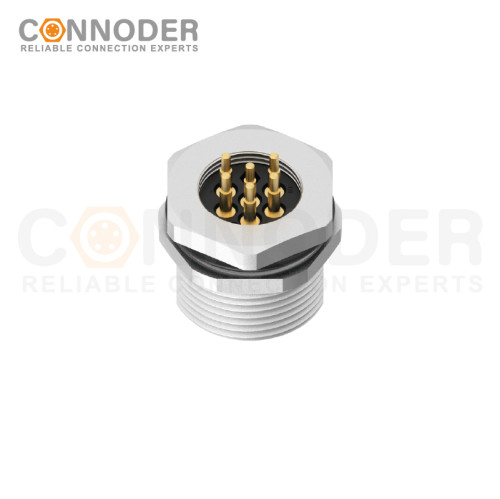 7/8" Female circular connector Front Fastened,with PCB welded screw 7/8-16UHF